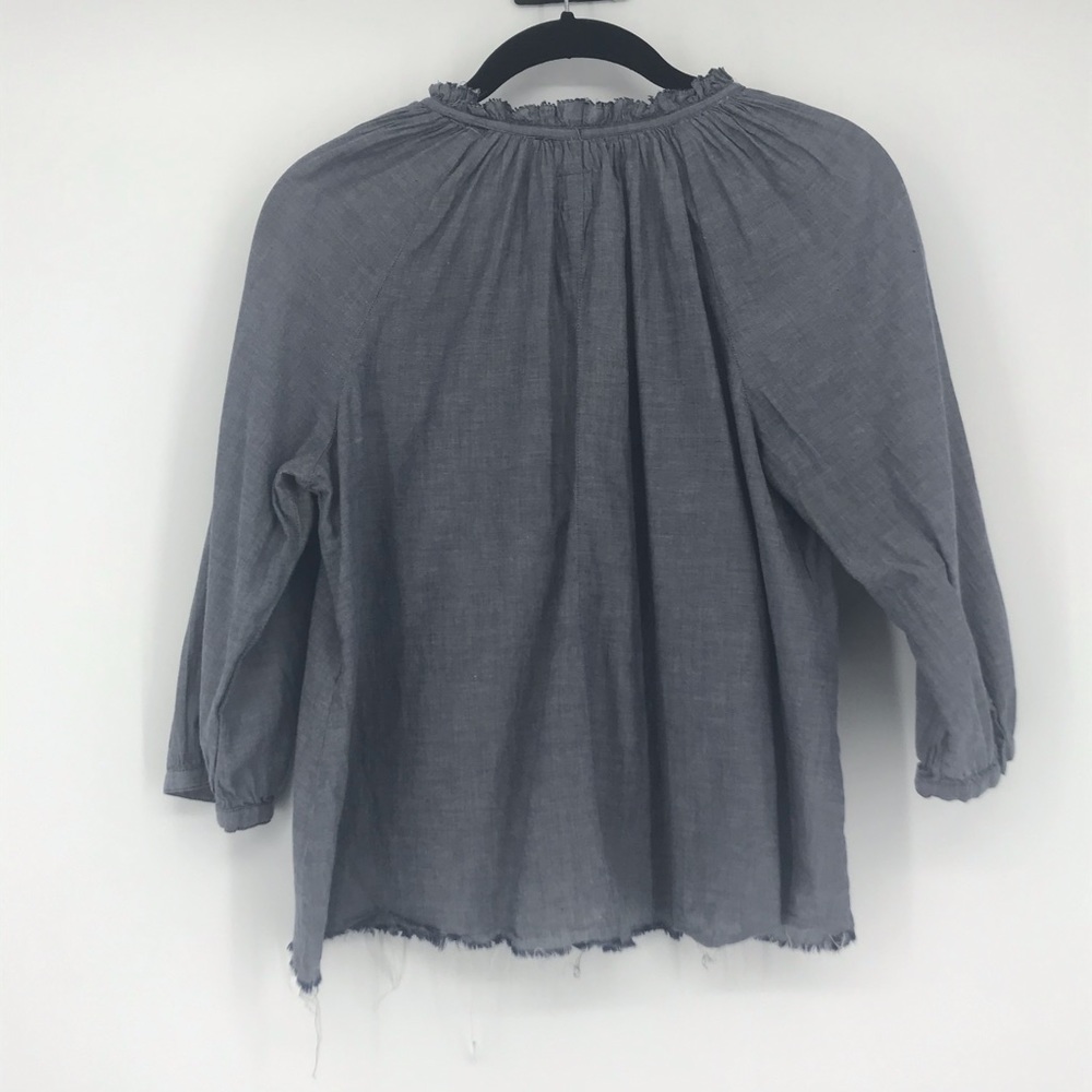 🎉 5/$25 Blue Blouse Size S - Picture 4 of 5